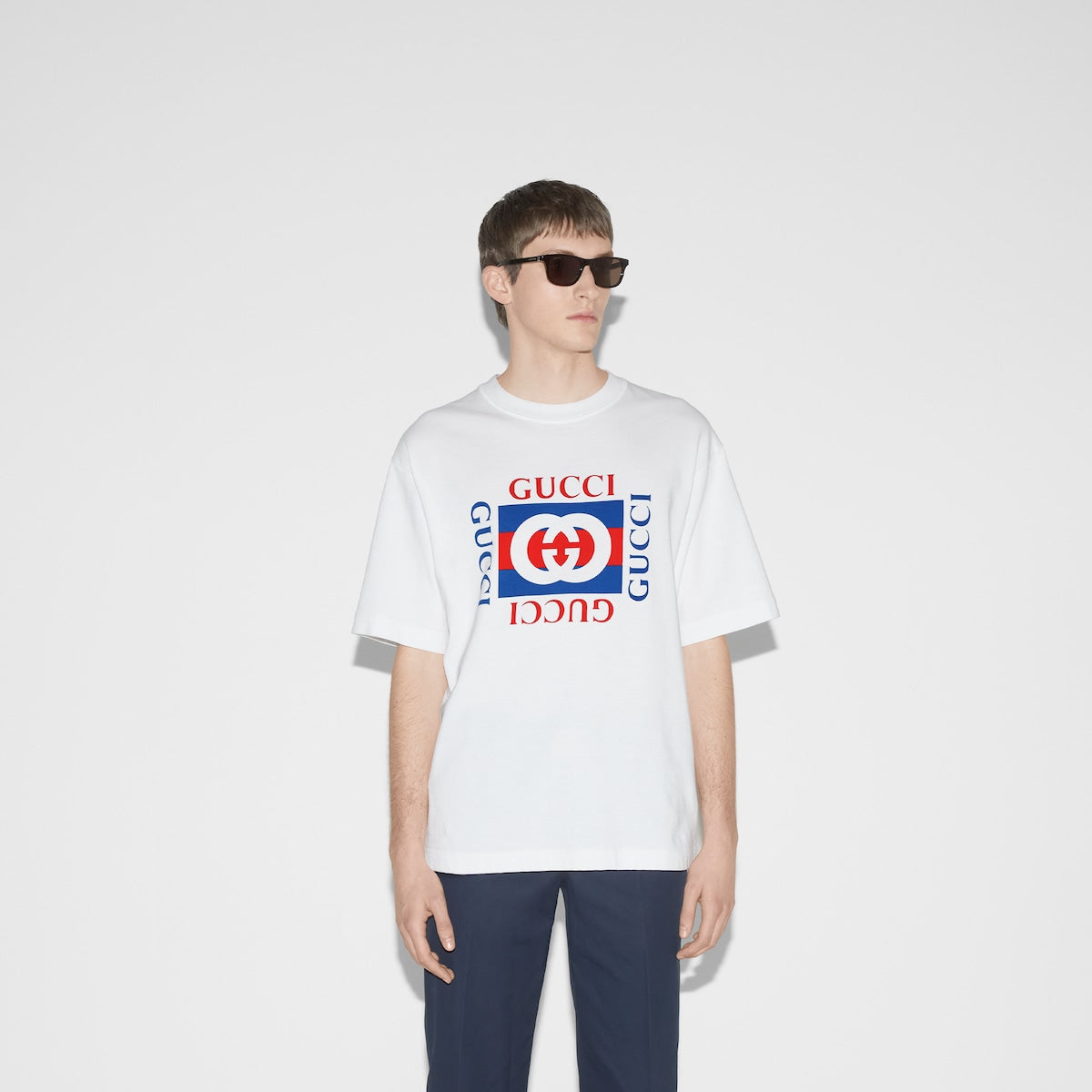 Gucci Футболка з принтом 784361 XJGKA 9074