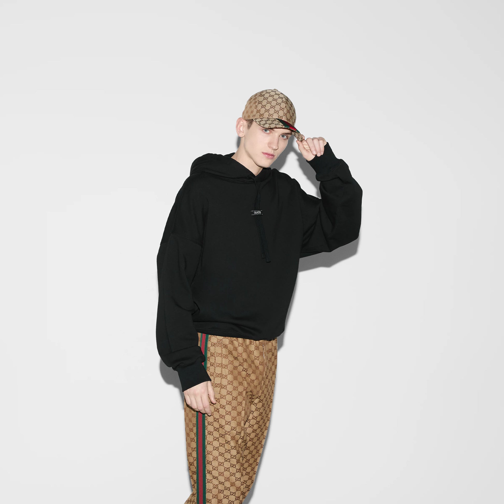 Gucci Худі з логотипом 788090 XJGJ7 1043