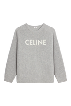 Celine Светр Оверсайз в рубчик 2A19R423P.38NO-GREY