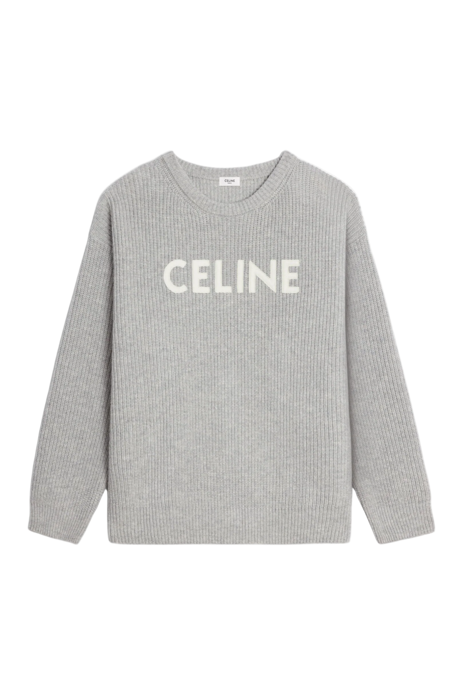 Celine Светр Оверсайз в рубчик 2A19R423P.38NO-GREY