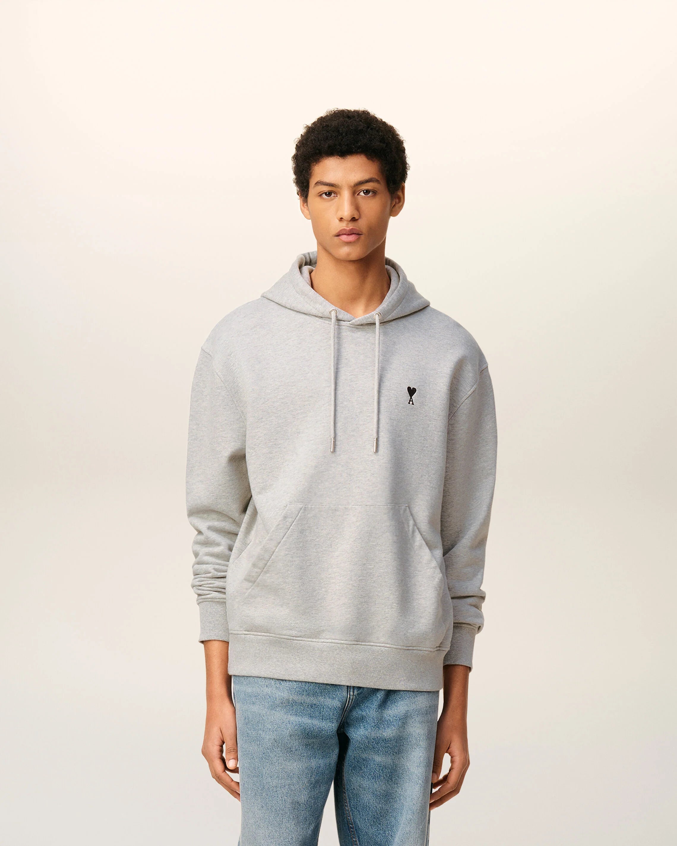 AMI Худі срібний; сірий купити в Україні | оригінал | ціна | інтернет-магазин Cinq.com.ua 2