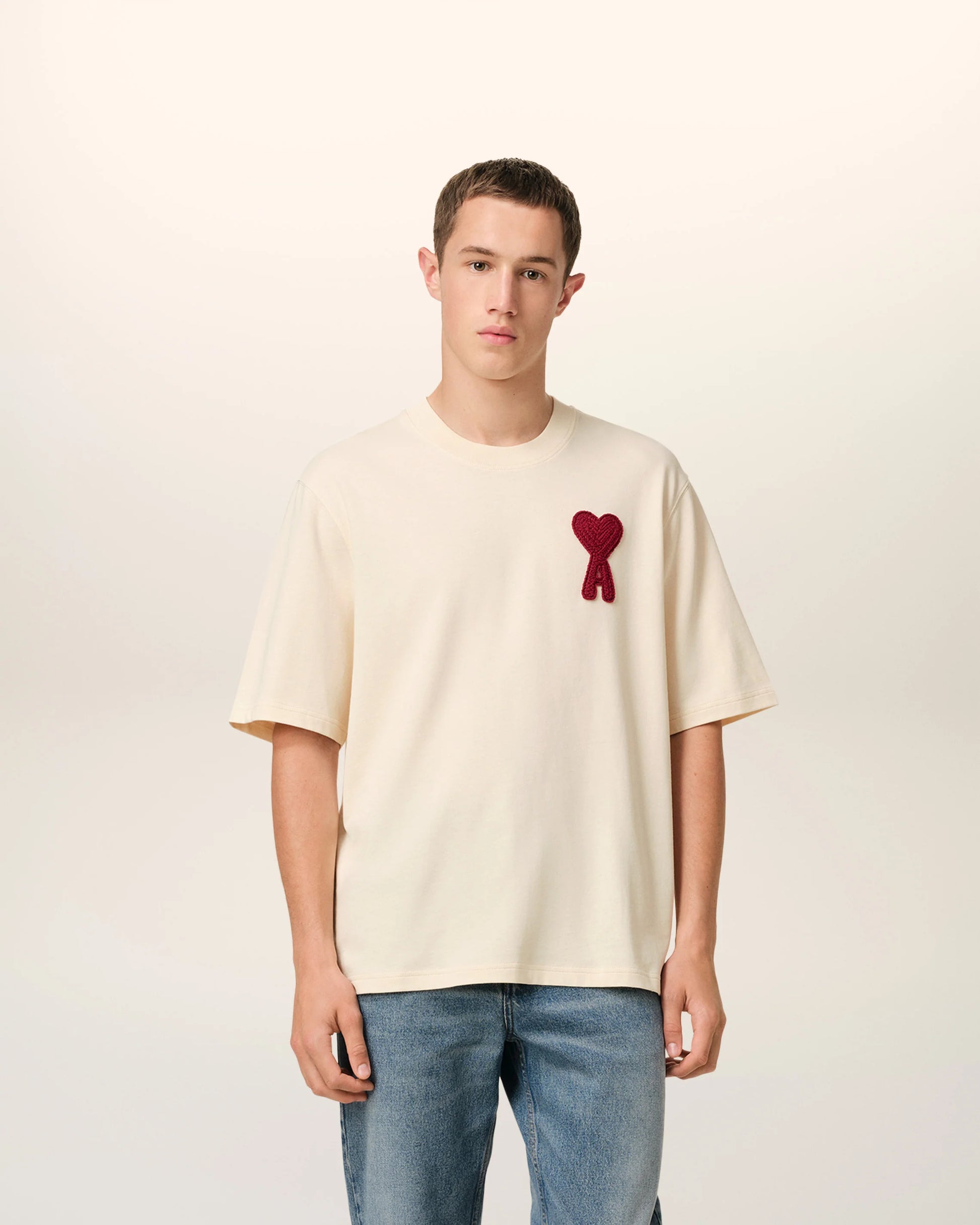 Ami Paris Футболка з нашивкою Ami Paris
