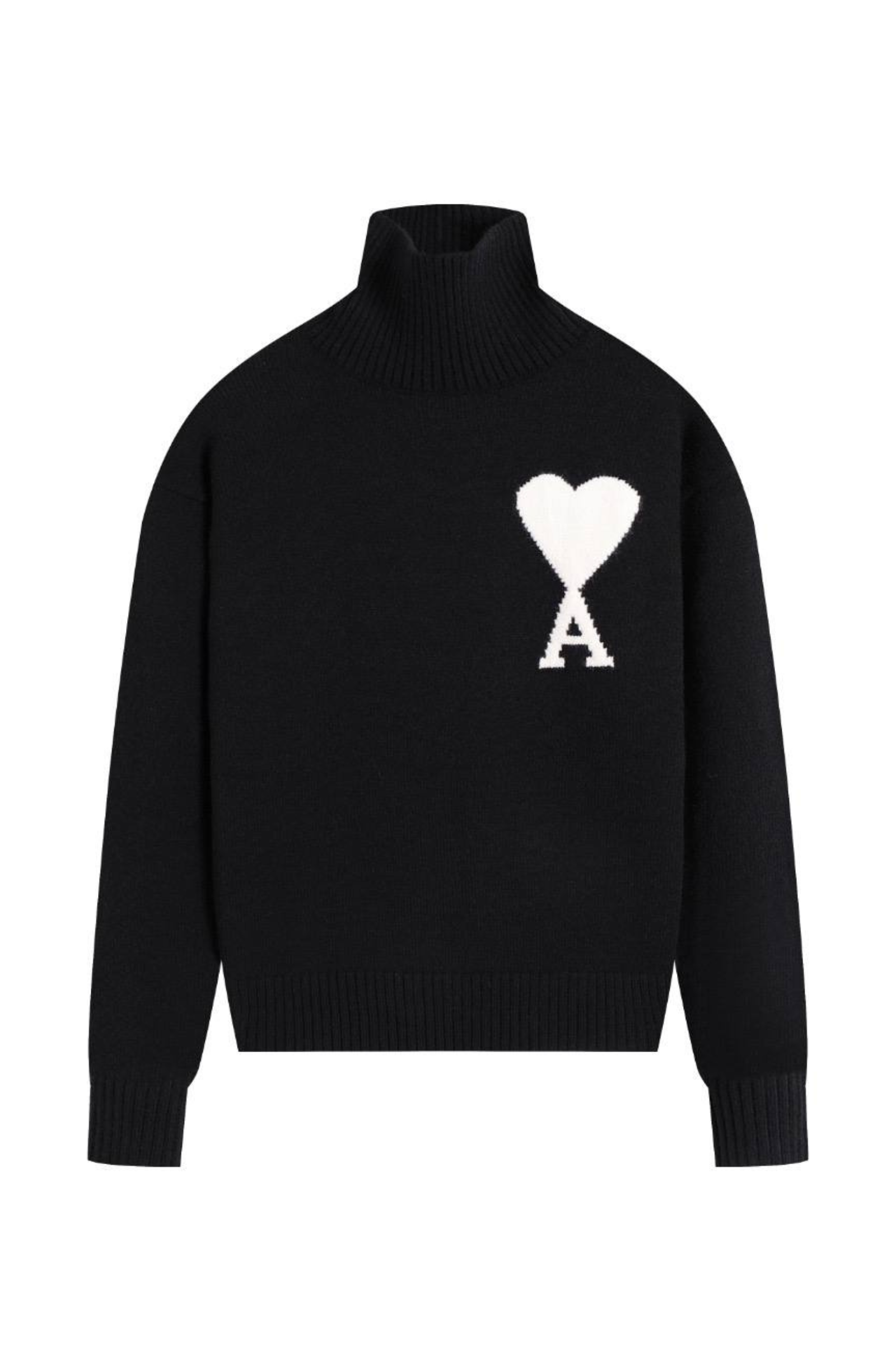 AMI Светр Ami De Coeur Чорний