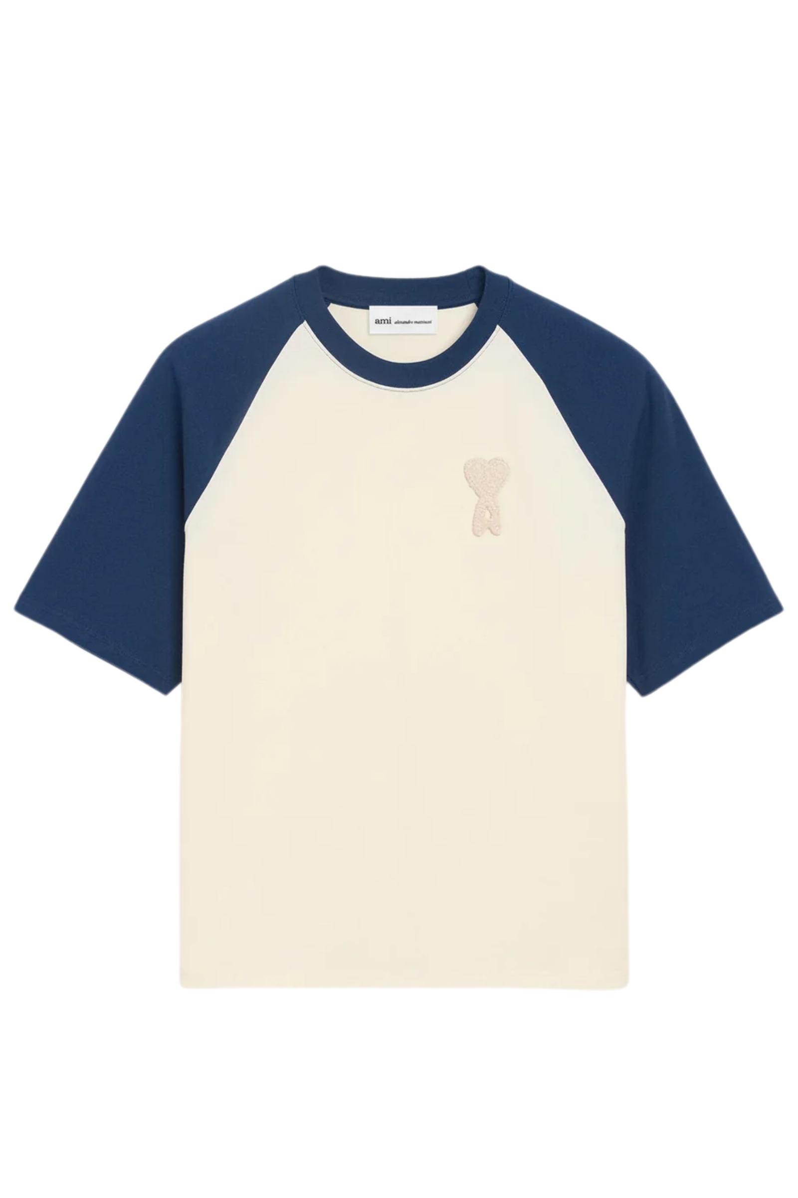 Ami de Coeur two tone thick cotton jersey short sleeves t-shirt UTS379.726.A027