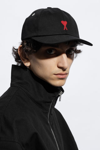 Ami Alexandre Mattiussi BLACK Baseball cap with logo 3