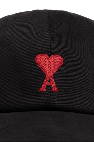 Ami Alexandre Mattiussi BLACK Baseball cap with logo 5