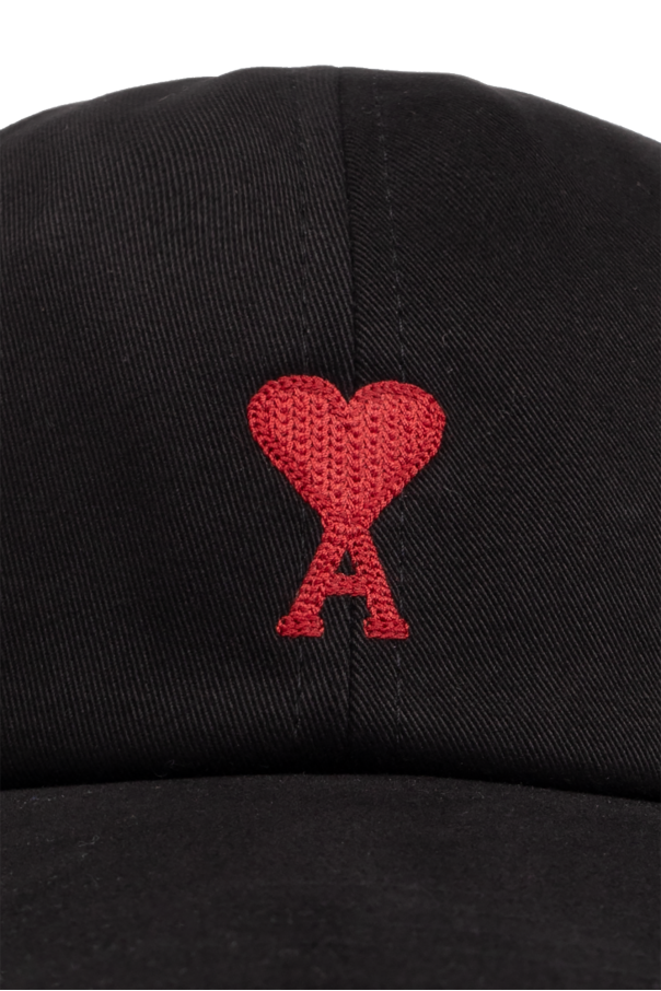 Ami Alexandre Mattiussi BLACK Baseball cap with logo 5