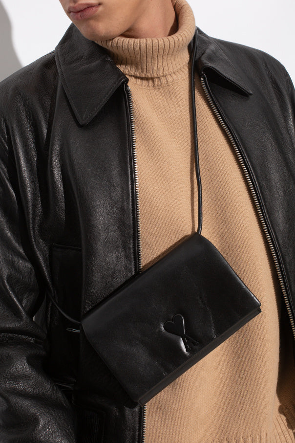 Ami Alexandre Mattiussi BLACK Shoulder bag 3