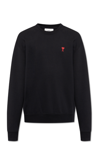 Ami Alexandre Mattiussi BLACK Sweatshirt with logo 1