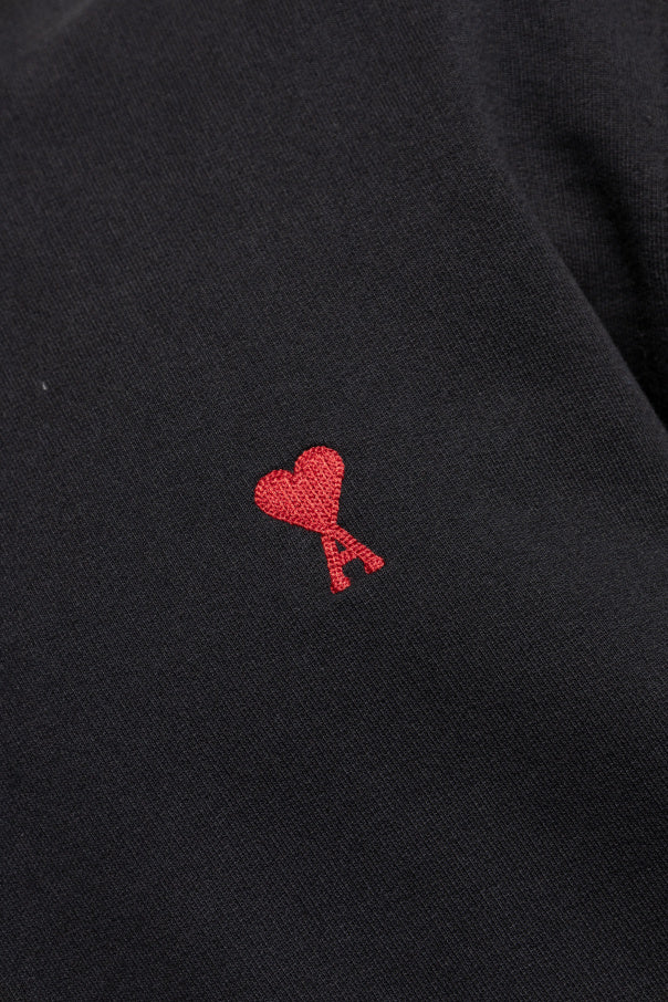 Ami Alexandre Mattiussi BLACK Sweatshirt with logo 5