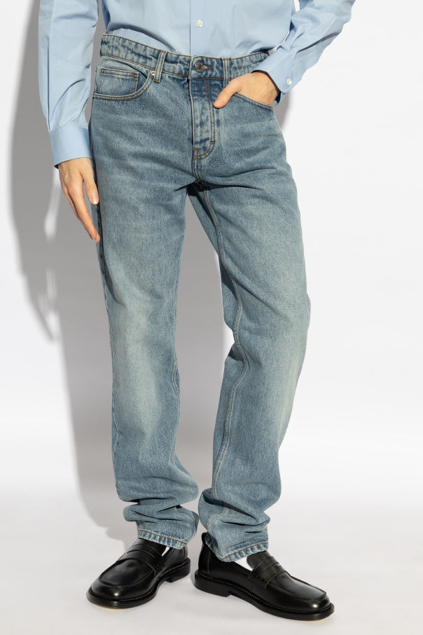 Ami Alexandre Mattiussi BLUE Jeans with logo 3
