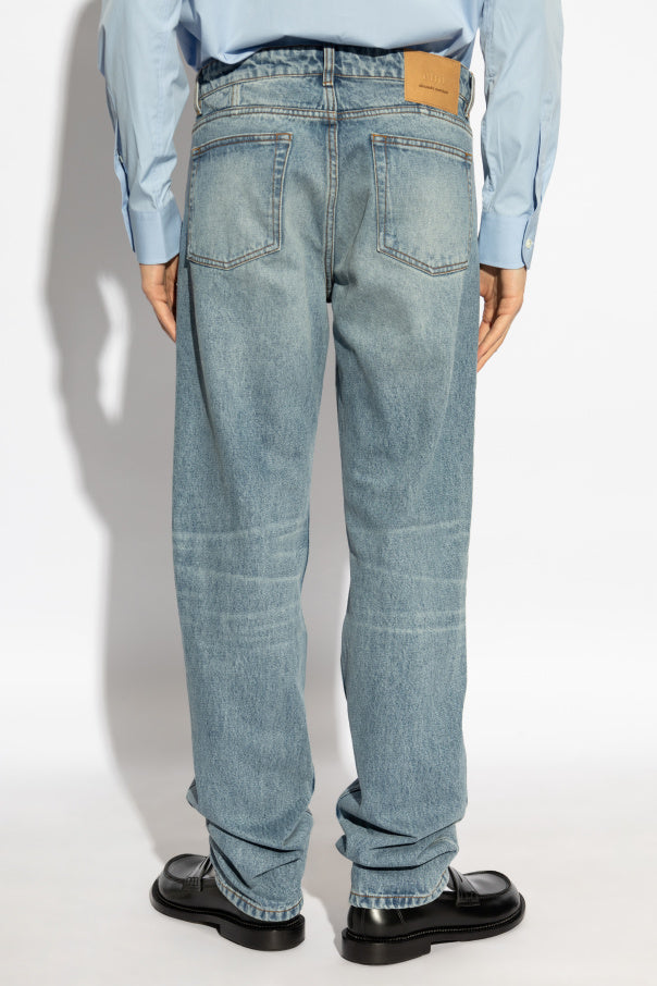 Ami Alexandre Mattiussi BLUE Jeans with logo 4