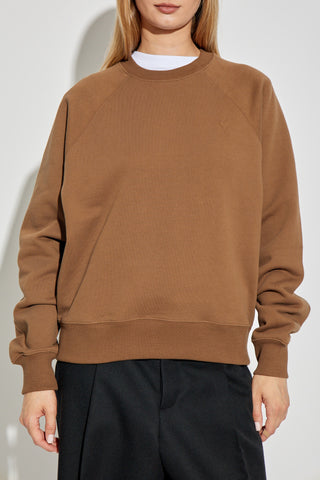 Ami Alexandre Mattiussi BROWN Sweatshirt with logo 3