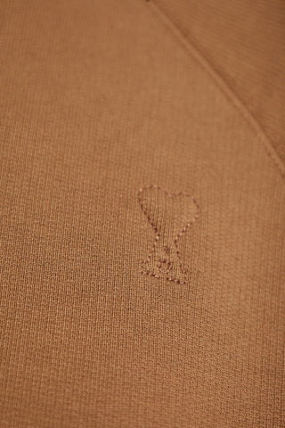 Ami Alexandre Mattiussi BROWN Sweatshirt with logo 7