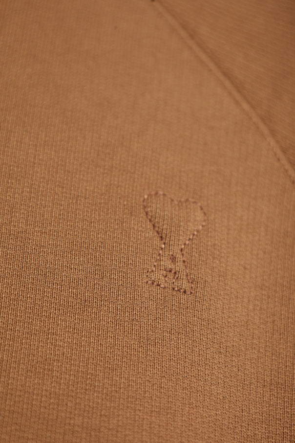 Ami Alexandre Mattiussi BROWN Sweatshirt with logo 7