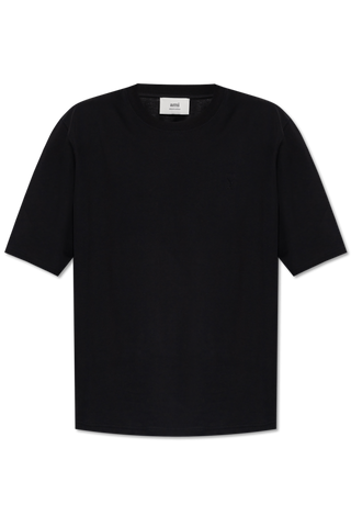 Ami Alexandre Mattiussi BLACK T-shirt with logo 1