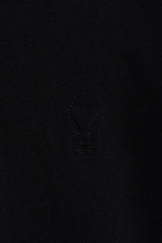 Ami Alexandre Mattiussi BLACK T-shirt with logo 7