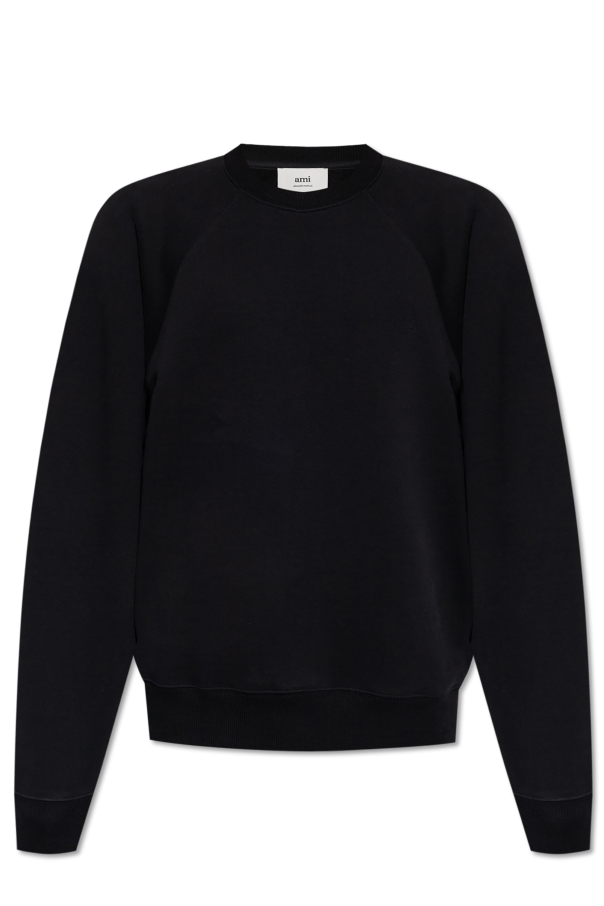Ami Alexandre Mattiussi BLACK Sweatshirt with logo 1
