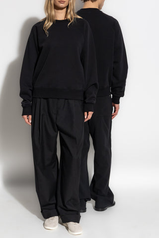 Ami Alexandre Mattiussi BLACK Sweatshirt with logo 2