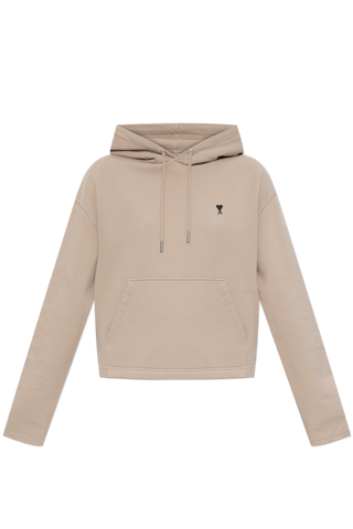 Ami Alexandre Mattiussi beige Sweatshirt with logo 1