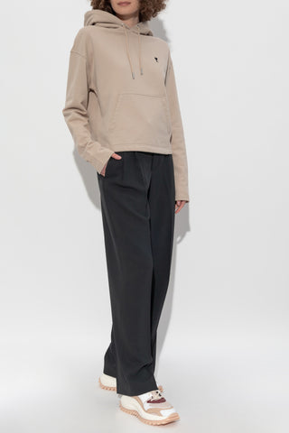 Ami Alexandre Mattiussi beige Sweatshirt with logo 2