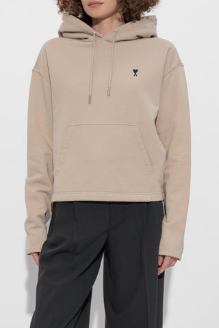 Ami Alexandre Mattiussi beige Sweatshirt with logo 3