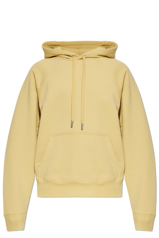 Ami Alexandre Mattiussi YELLOW Sweatshirt with logo 1