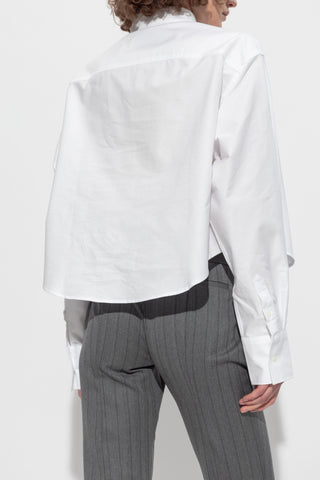 Ami Alexandre Mattiussi WHITE Shirt with logo 4