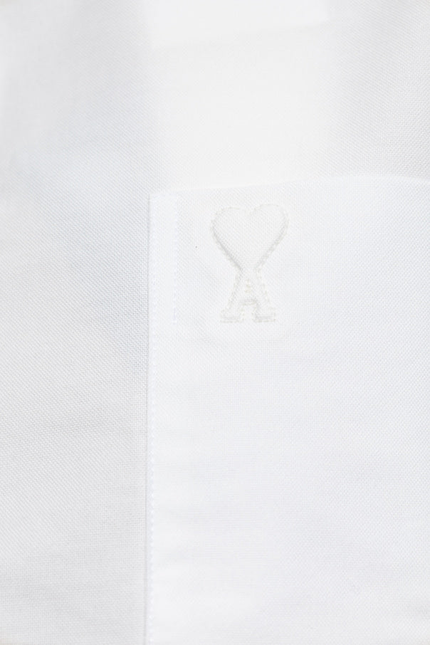 Ami Alexandre Mattiussi WHITE Shirt with logo 5