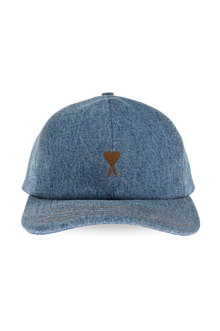 Ami Alexandre Mattiussi BLUE Baseball cap 1