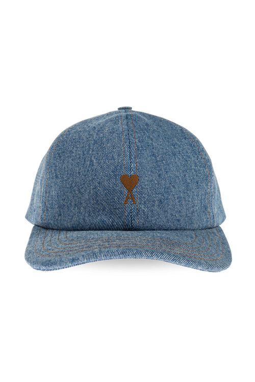 Ami Alexandre Mattiussi BLUE Baseball cap 1