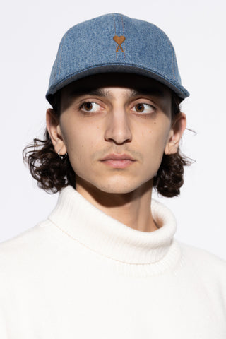 Ami Alexandre Mattiussi BLUE Baseball cap 3