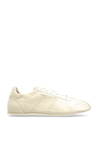 Ami Alexandre Mattiussi cream Leather sports shoes 1