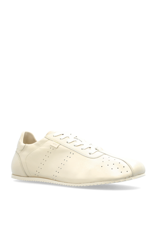 Ami Alexandre Mattiussi cream Leather sports shoes 4