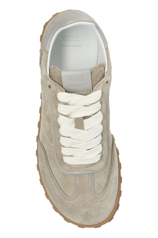 Ami Alexandre Mattiussi GREY Suede sports shoes 6