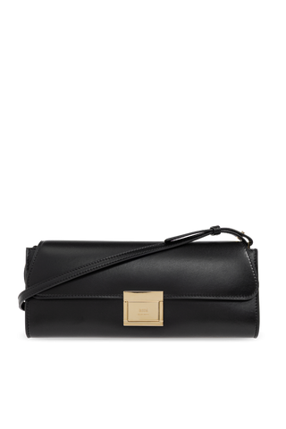 Ami Alexandre Mattiussi BLACK Leather shoulder bag 1