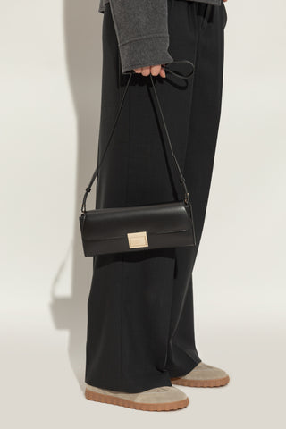 Ami Alexandre Mattiussi BLACK Leather shoulder bag 2