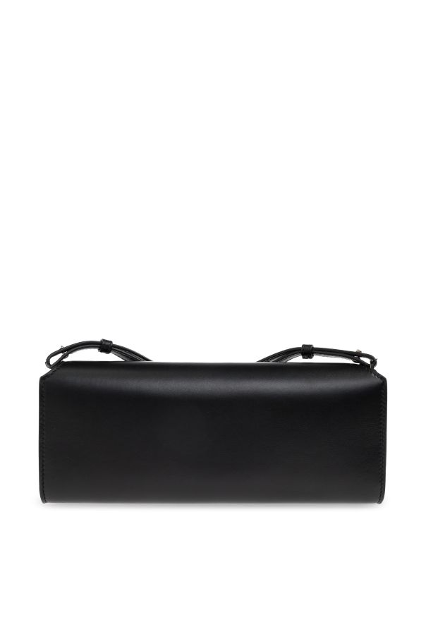 Ami Alexandre Mattiussi BLACK Leather shoulder bag 4
