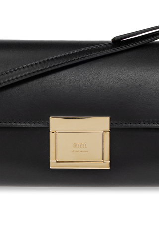 Ami Alexandre Mattiussi BLACK Leather shoulder bag 7