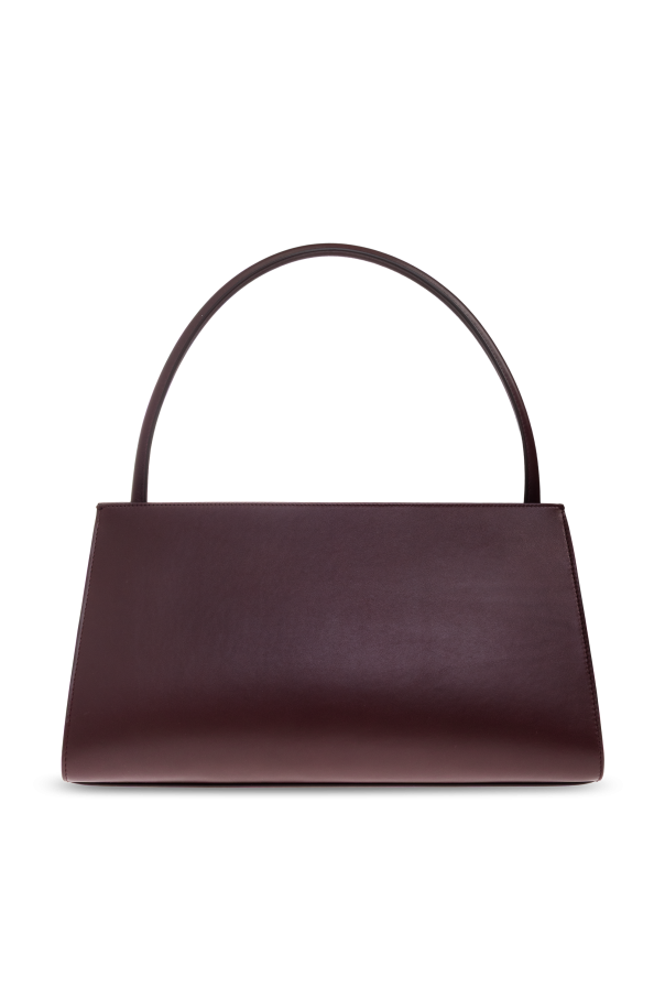 Ami Alexandre Mattiussi BURGUNDY Leather shoulder bag 4