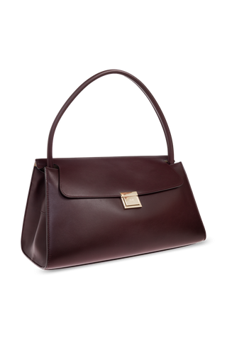 Ami Alexandre Mattiussi BURGUNDY Leather shoulder bag 5