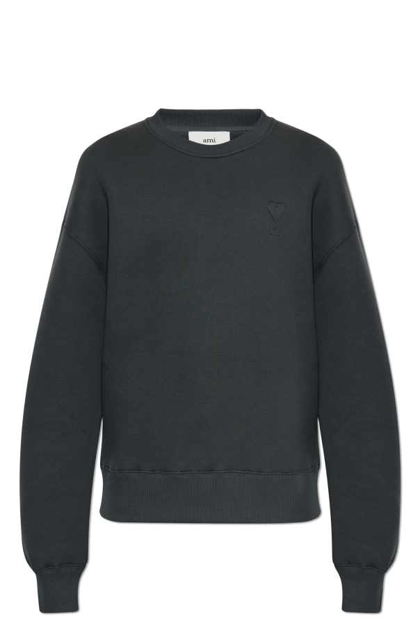 Ami Alexandre Mattiussi GREY Sweatshirt with logo 1