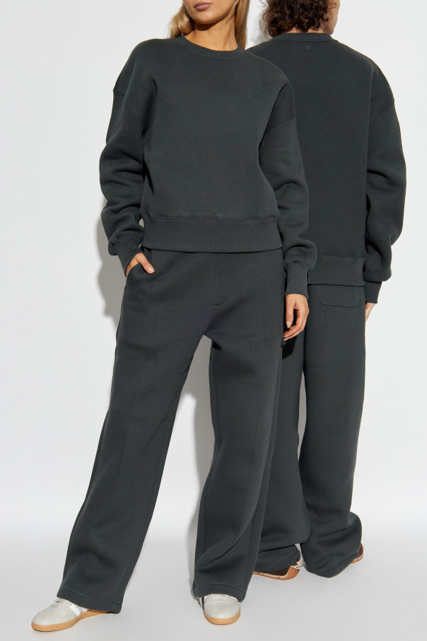 Ami Alexandre Mattiussi GREY Sweatshirt with logo 2