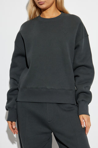 Ami Alexandre Mattiussi GREY Sweatshirt with logo 3