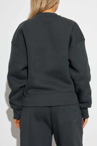 Ami Alexandre Mattiussi GREY Sweatshirt with logo 4