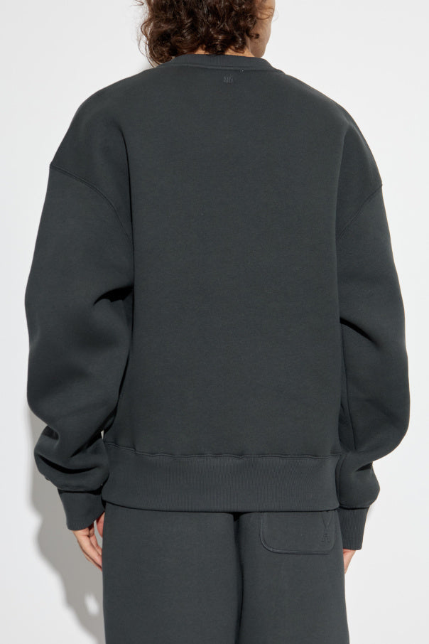 Ami Alexandre Mattiussi GREY Sweatshirt with logo 6