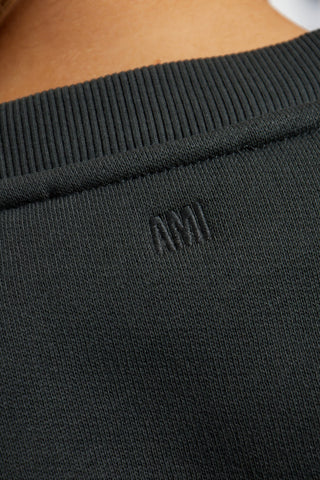 Ami Alexandre Mattiussi GREY Sweatshirt with logo 7