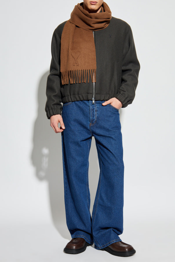 Ami Alexandre Mattiussi NAVY BLUE Straight-leg jeans 2