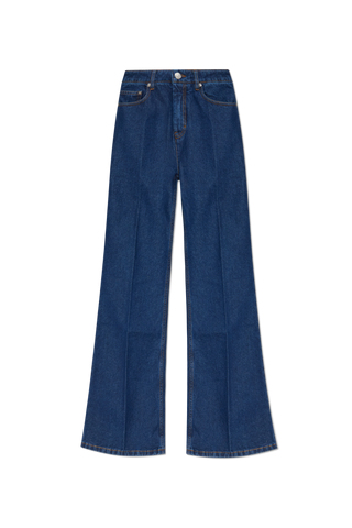 Ami Alexandre Mattiussi NAVY BLUE Flared leg jeans 1