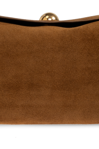 Ami Alexandre Mattiussi BROWN Suede shoulder bag 7